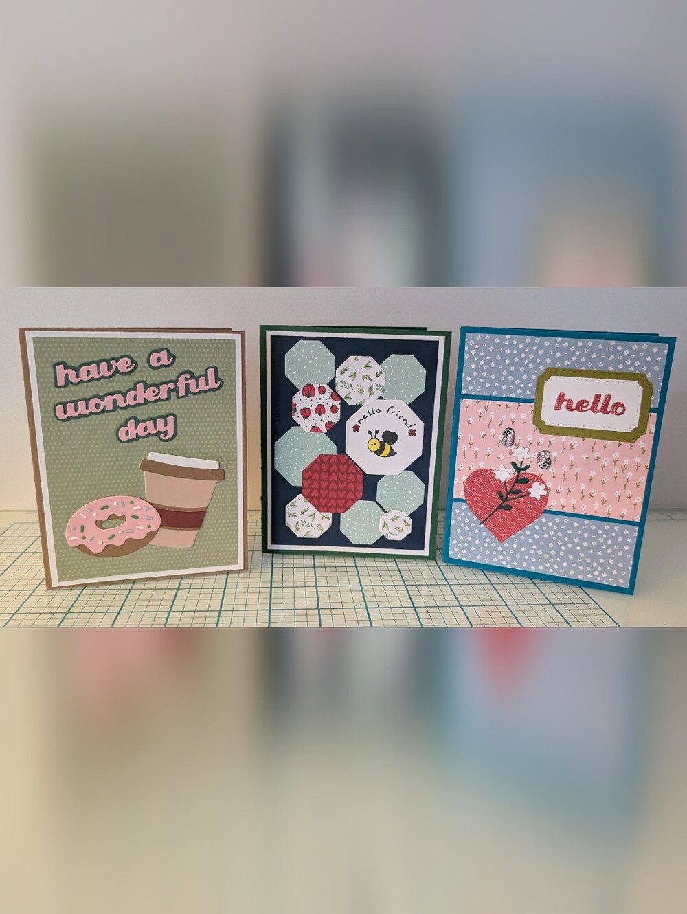 Set Of Handmade Multi-purpose Greeting Cards